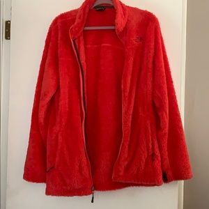 Fuzzy North Face Jacket